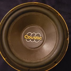 Coustic 12in pro comp sub 400w